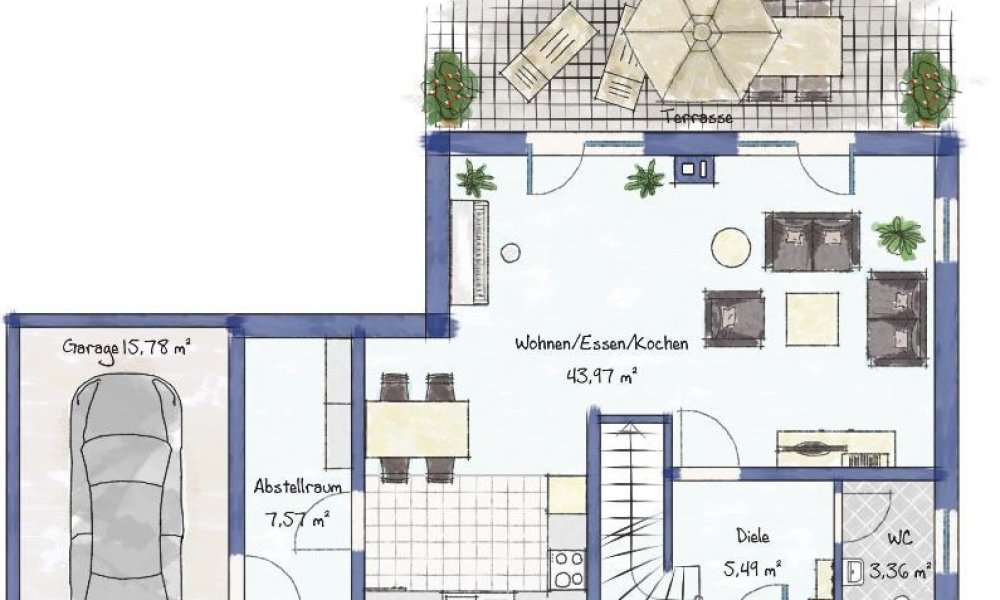 SHG+++ Neubau - Gönnen Sie sich doch eine Stadtvilla mit Garage in direkter Citylage von Hemer