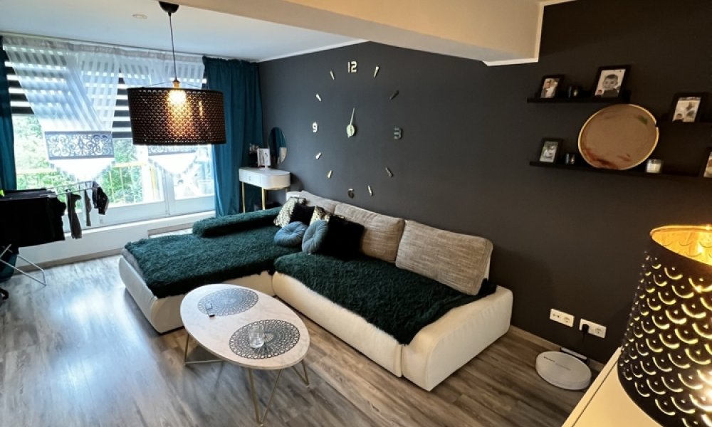 SHG+++  Schöne 2,5-Zimmerwohnung im DG mit kleinem Austritt/Loggia - Möbel mit zu verkaufen