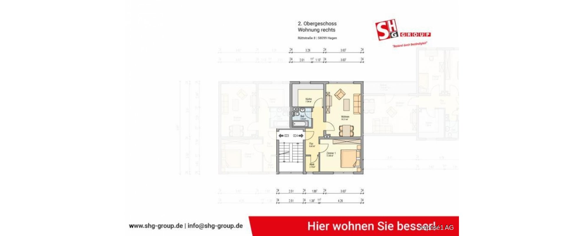 Grundriss 2. OG rechts