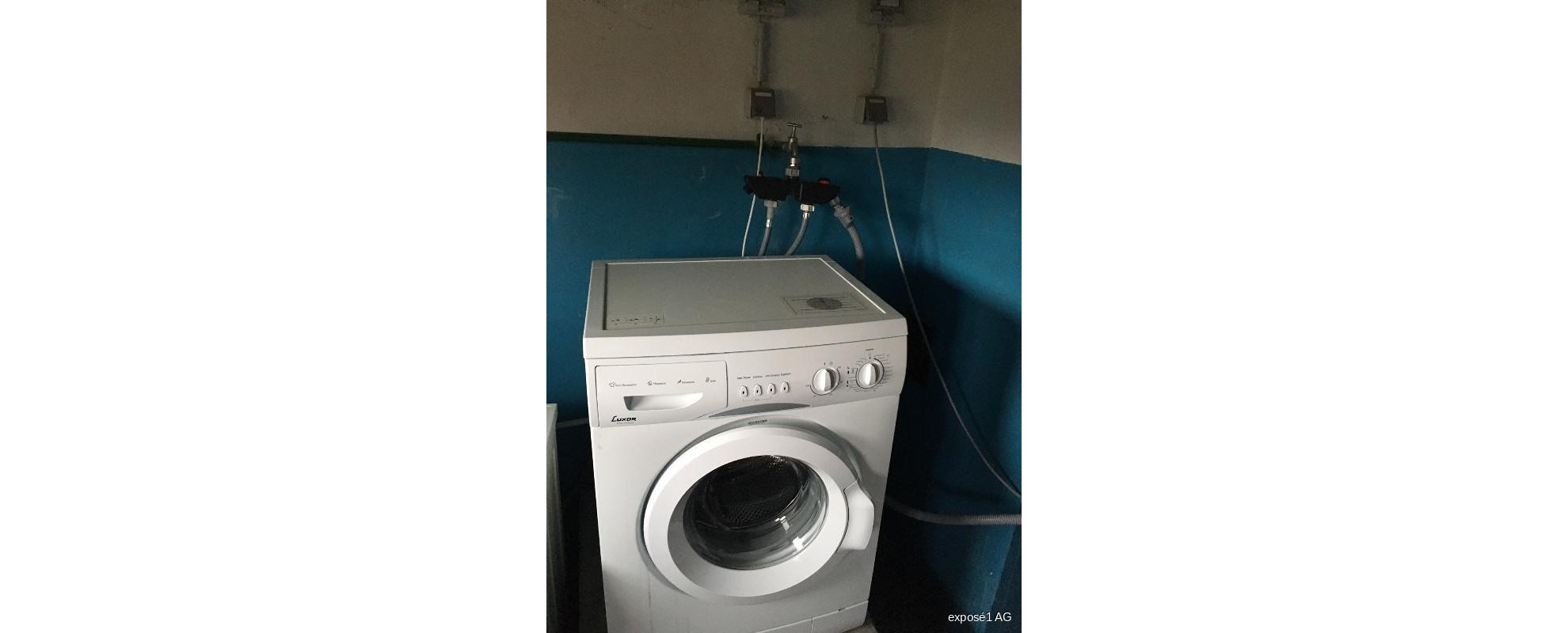 Waschmaschinenanschluß im Keller