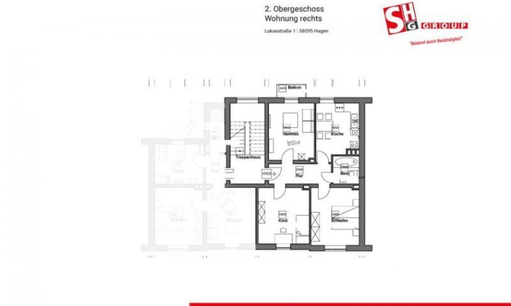 SHG+++Gemütliche 3,5-Zimmerwohnung wartet auf Ihren neuen Mieter