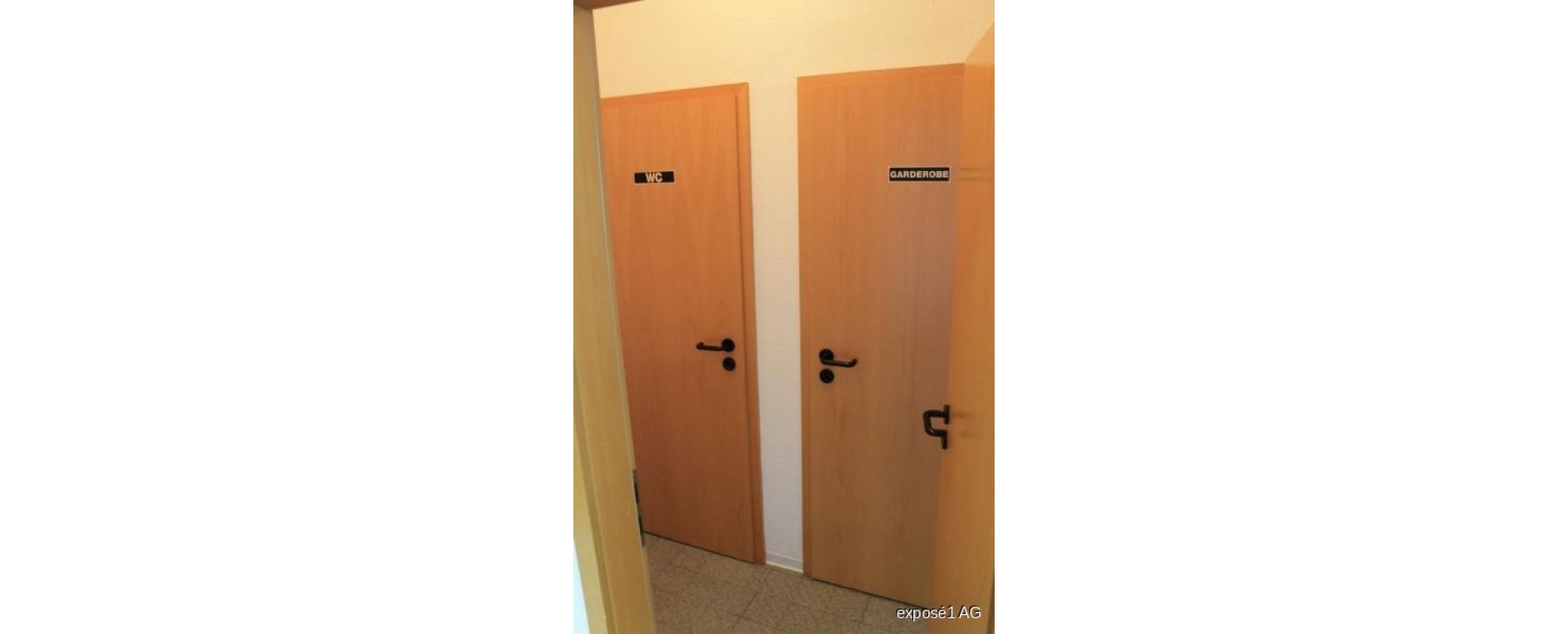 WC-Bereich / Garderobe