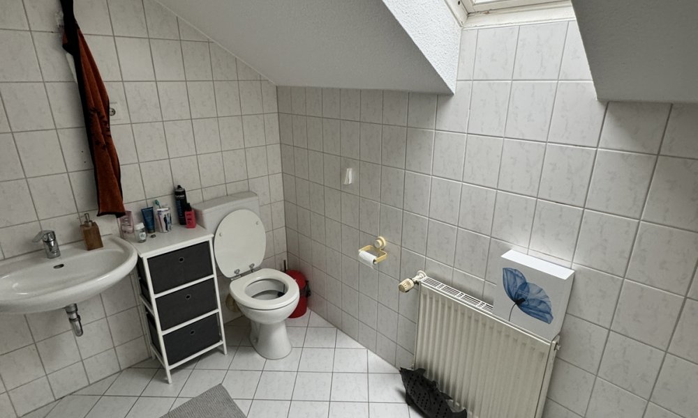 SHG+++ Schön renovierte 2,5-Zimmerwohnung im DG mit kleinem Austritt/Loggia