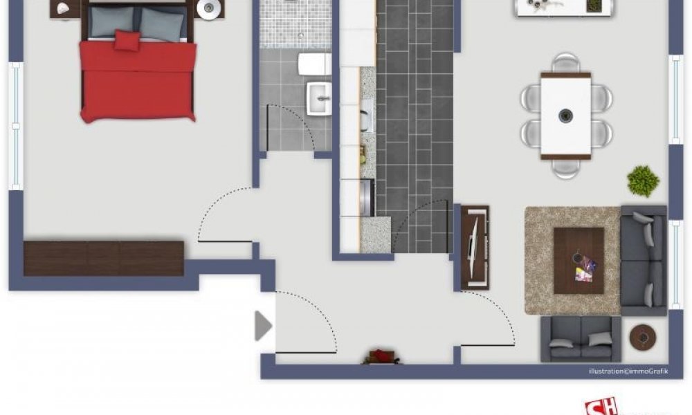 SHG+++ Perfekte erste Wohnung - kernsaniert - offene Küche !