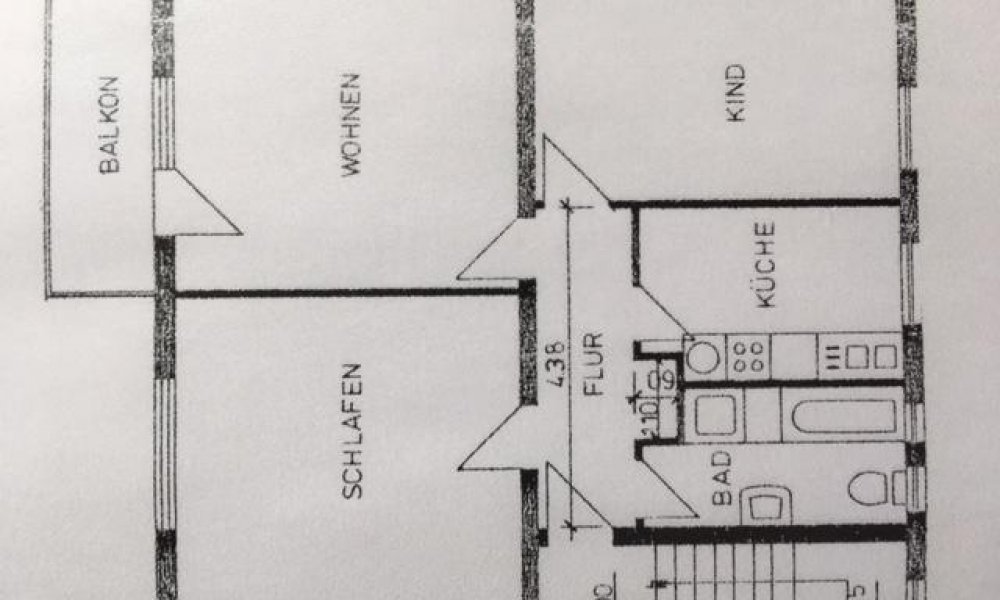 SHG+++ KERNSANIERTE 3,5 Zimmer mit Balkon