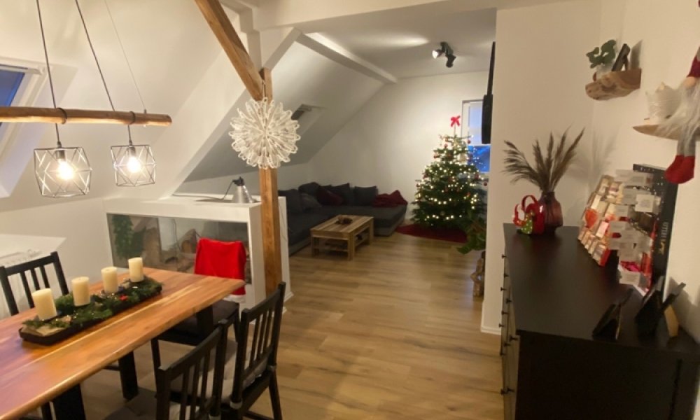 SHG+++ Kernsanierte 3,5-Zimmer Wohnung inkl. kompletten Dachgeschoss