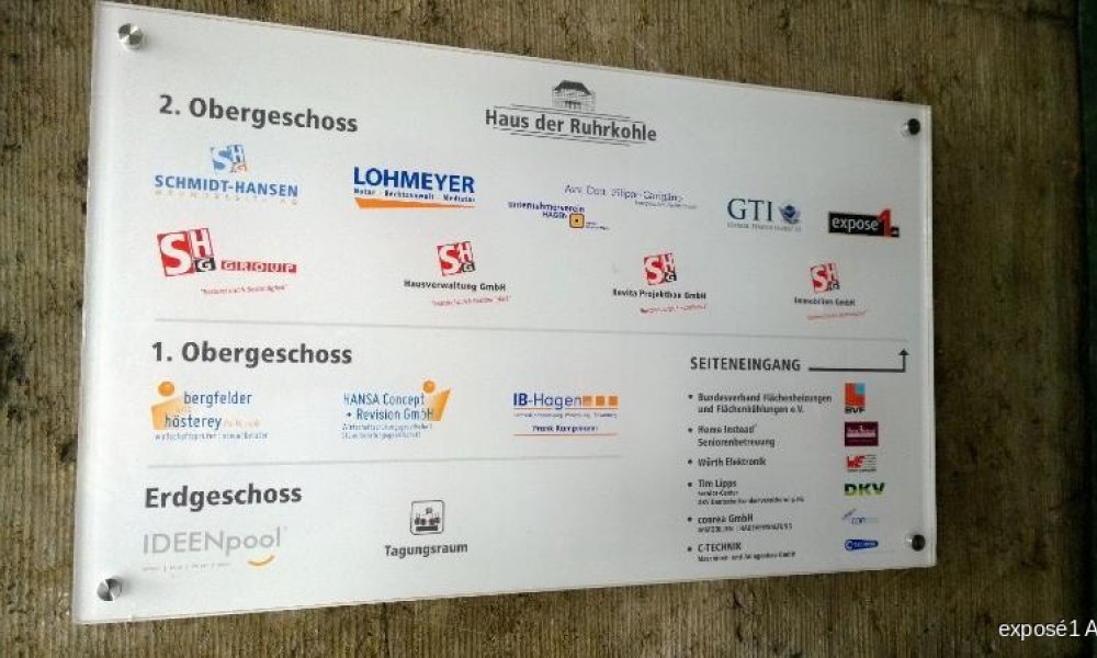 SHG+++ Schönes Büro direkt am Landgericht Hagen im Haus der Ruhrkohle