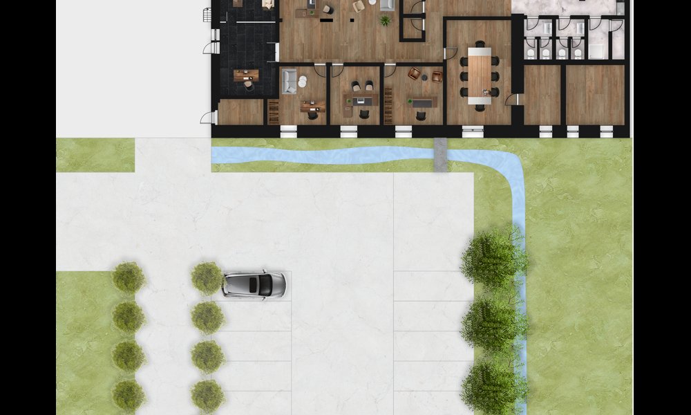 SHG+++ Ihr neues Büro am Wasserschloss Gut Rocholz (Praxis, Büro etc.)