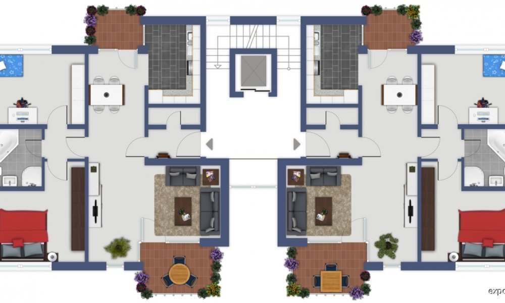 ETW (Neubau) in zentraler Lage mit Balkon und Wintergarten direkt vom Eigentümer ohne Maklergebühr